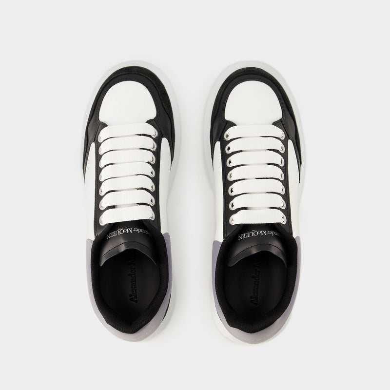 Oversized Sneakers - Alexander Mcqueen - Leather - White/Black