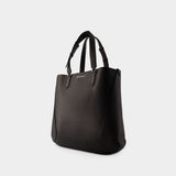 The Edge Medium Shopper Bag - Alexander Mcqueen - Leather - Black