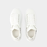 Oversized Sneakers - Alexander Mcqueen - Leather - White/Silver