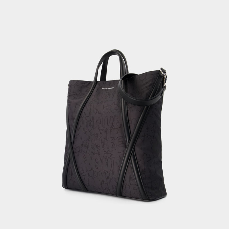 Harness Shopper Bag - Alexander McQueen - Nylon - Black