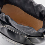 The Bucket Bow Crossbody - Alexander McQueen - Leather - Black