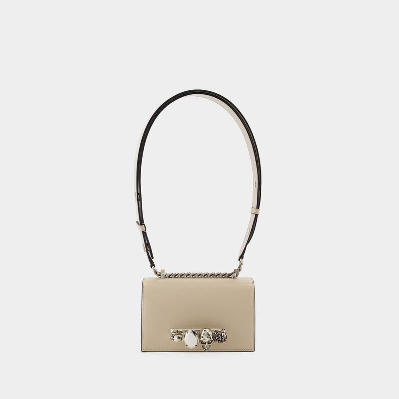 Mini Jewell.satchel Crossbody - Alexander McQueen - Leather - Camel