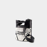 The Bucket Bow Crossbody - Alexander McQueen - Leather - White