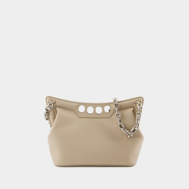 The Small Peak Purse - Alexander McQueen - Leather - Camel