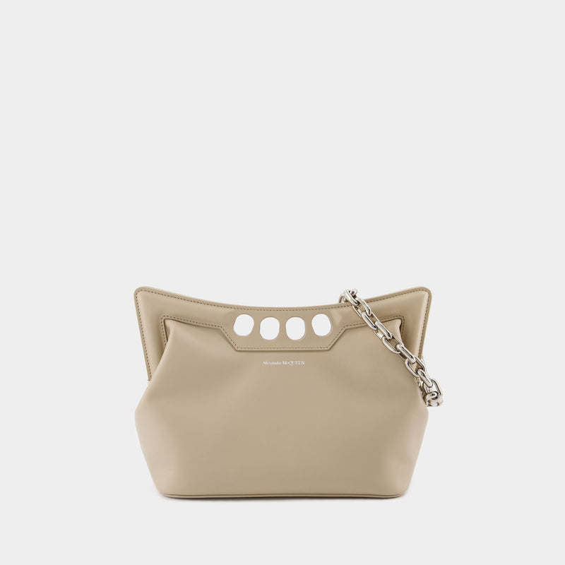 The Small Peak Purse - Alexander McQueen - Leather - Camel