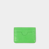 Cardholder in Green Leather