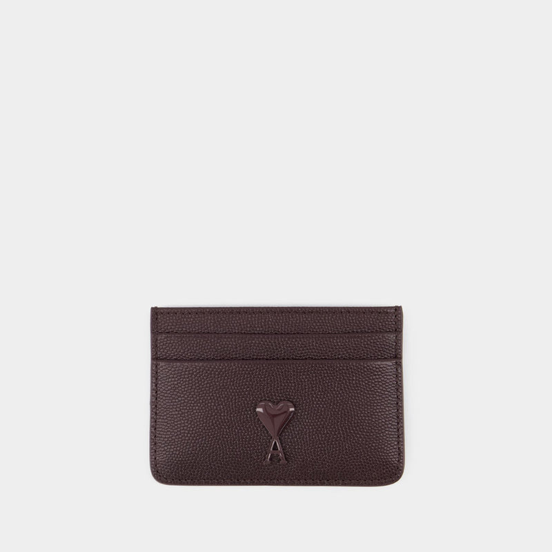 Adc Small Leather Goods - Ami Paris - Burgundy