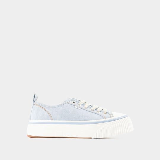 Low Top Ami 1980 Snk Sneakers - Ami Paris - Blue Javel - Canva