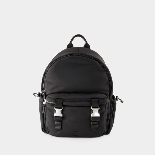 Backpack Ami De Coeur - AMI Paris - Synthetic - Black