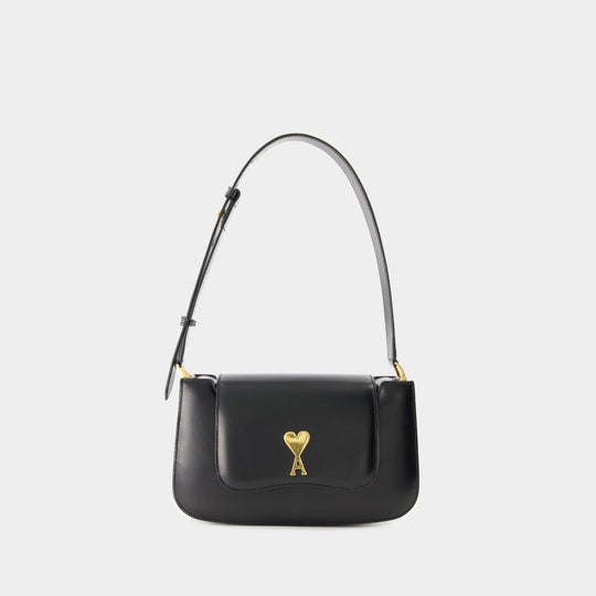 Paris bag - AMI Paris - Leather - Black