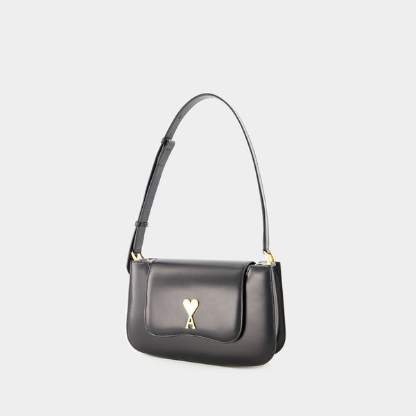 Paris bag - AMI Paris - Leather - Black