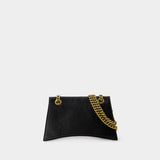 Crush S Crossbody - Balenciaga - Leather - Black