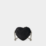Cag Heart Mini Bag - Balenciaga - Leather - Black