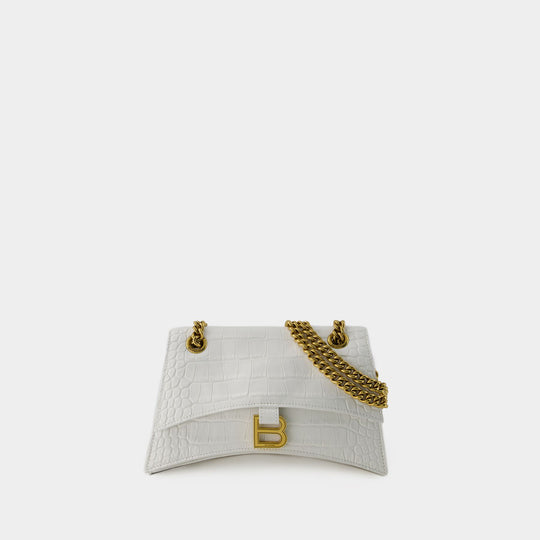 Balenciaga Ville Mini Crossbody Bag Optic White | Micro Bag