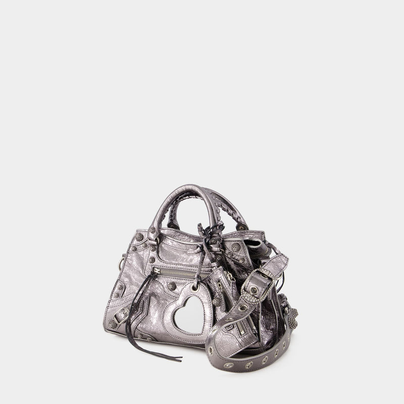 Neo Cagole Xs Bag - Balenciaga - Leather - Silver