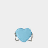 Cag Heart Mini Bag - Balenciaga - Leather - Sea Blue