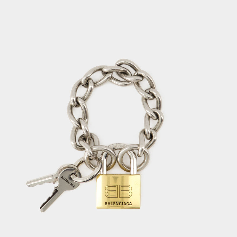 Locker Bracelet - Balenciaga - Silver - Silver