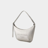 Mary Kate Sling Shoulder Bag - Balenciaga - Leather - Silver