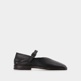 Ballerinas - Lemaire - Black - Leather