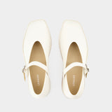 Ballerinas - Lemaire - White - Leather