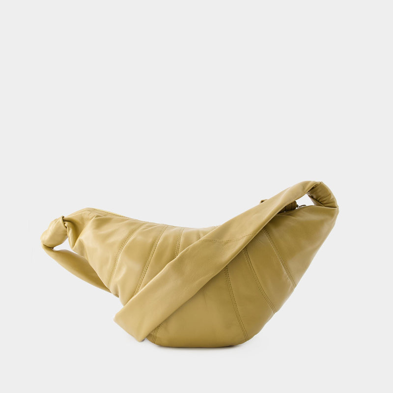 Medium Croissant Crossbody bag - Lemaire - Leather - Khaki