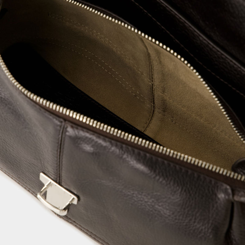 Small Gear Bag - Lemaire - Synthetic Leather - Espresso
