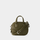 Boogie Crossbody Bag - Maison Kitsune - Leather - Khaki