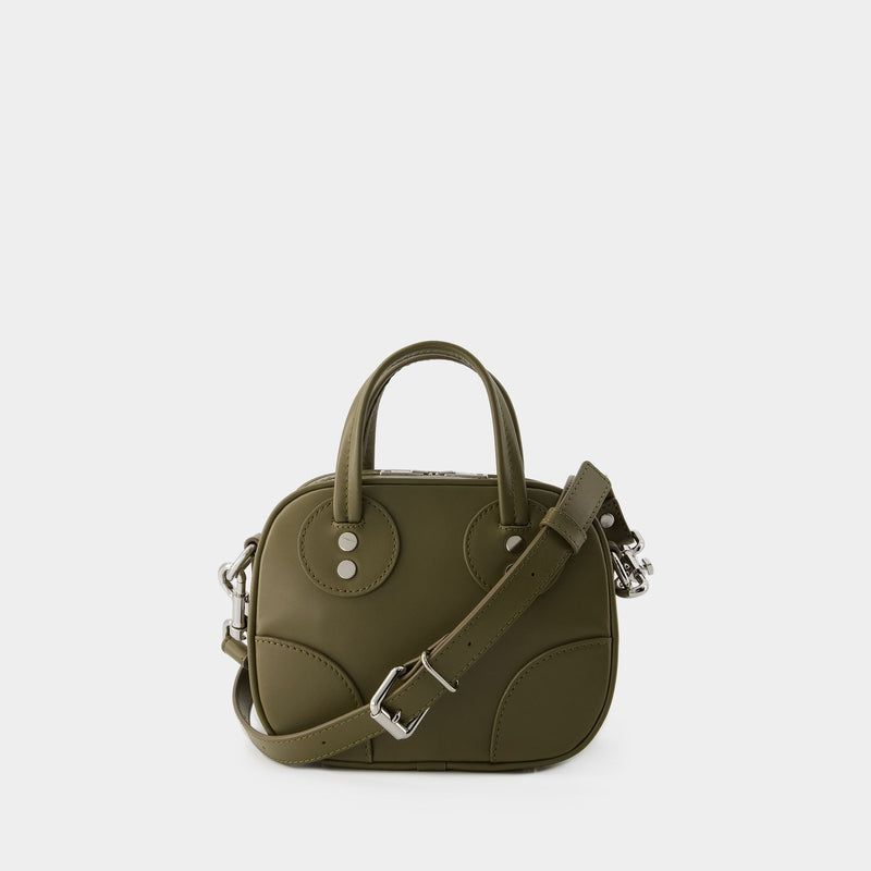 Boogie Crossbody Bag - Maison Kitsune - Leather - Khaki