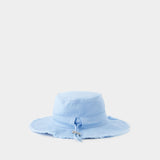 Le Bob Artichaut Bucket Hat - Jacquemus - Cotton - Blue