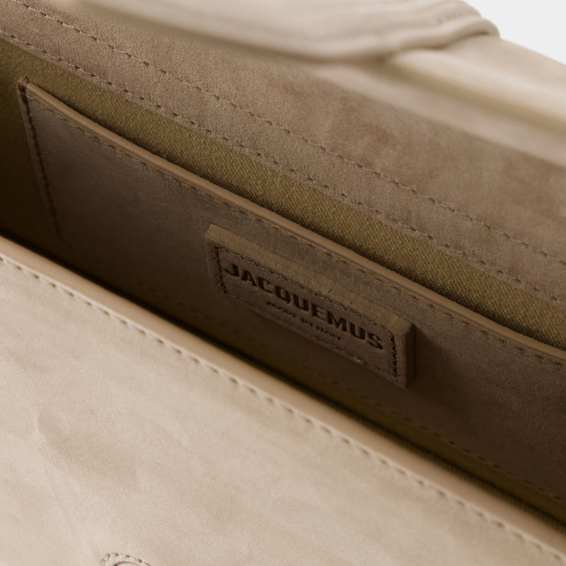 Le Grand Bambino - Jacquemus - Leather - Dark Beige