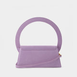 Le Rond bag in Purple Leather
