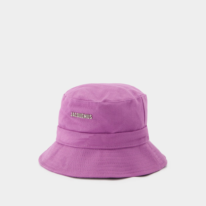Le Bob Gadjo  Bucket Hat in Purple Canvas