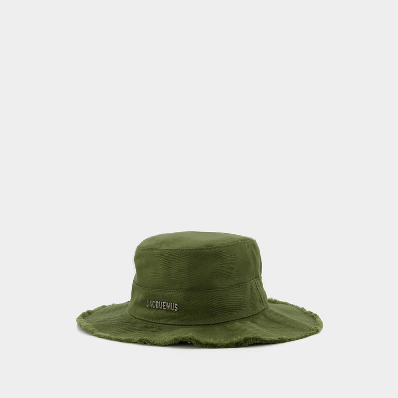 Artichaut Bucket Hat - Jacquemus -  Khaki - Cotton