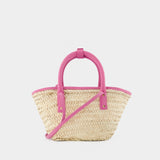 Le Petit Panier Soli Bag - Jacquemus - Dark Pink - Leather