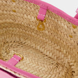 Le Petit Panier Soli Bag - Jacquemus - Dark Pink - Leather