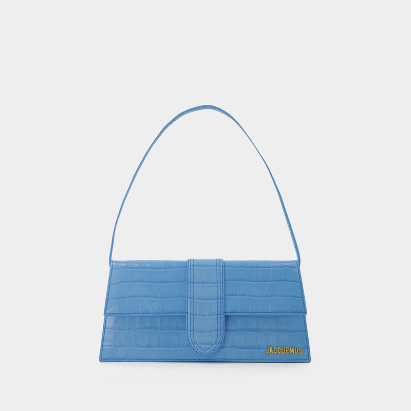 Le Bambino Long Bag - Jacquemus -  Blue - Leather