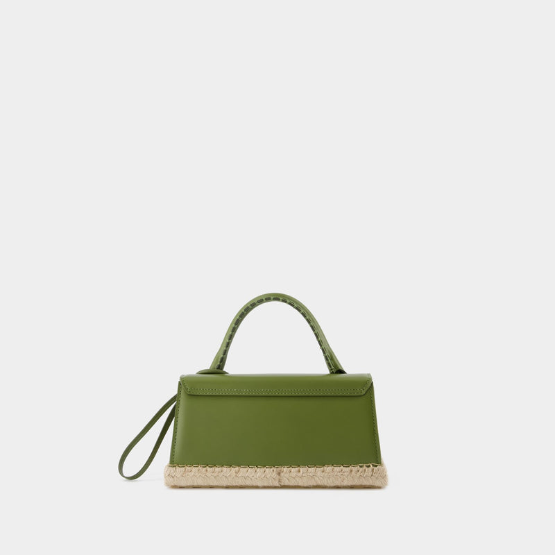 Le Chiquito Long Cordao Bag - Jacquemus -  Khaki - Leather