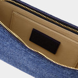 Le Bisou Denim Bag - Jacquemus -  Blue - Leather