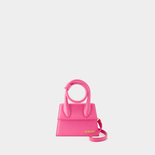 Le Chiquito Noeud - Jacquemus - Leather - Pink Neon
