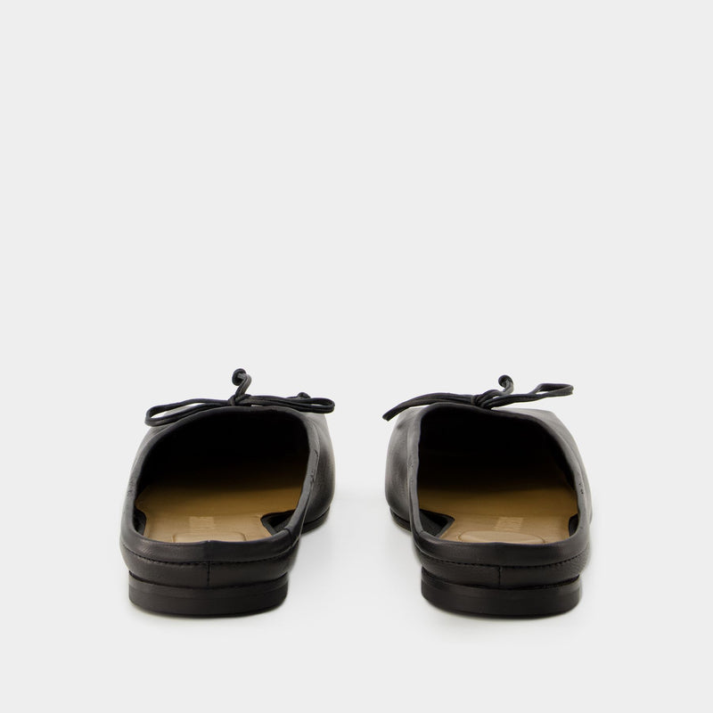 Ballerina Mules - Jacquemus - Leather - Black