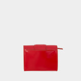 Le Compact Bambino Cardholder - Jacquemus - Leather - Red
