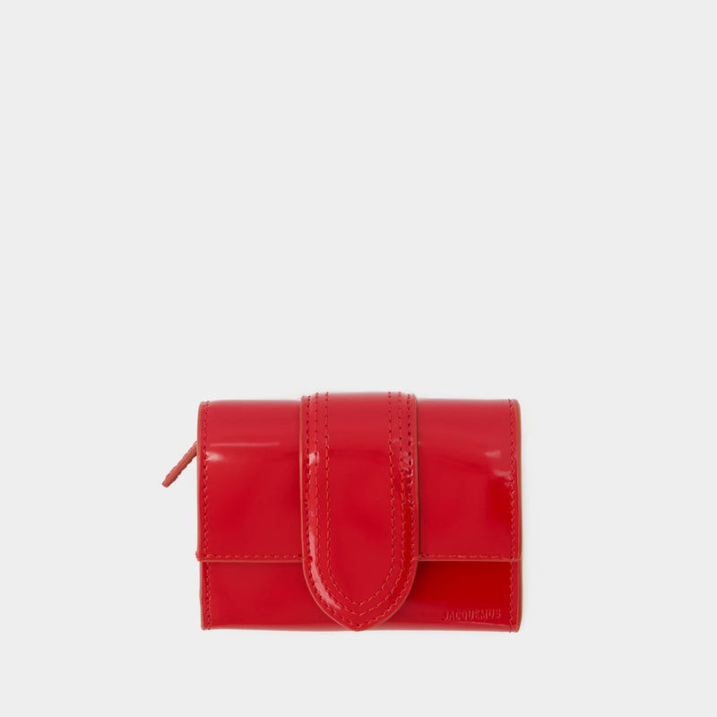 Le Compact Bambino Cardholder - Jacquemus - Leather - Red
