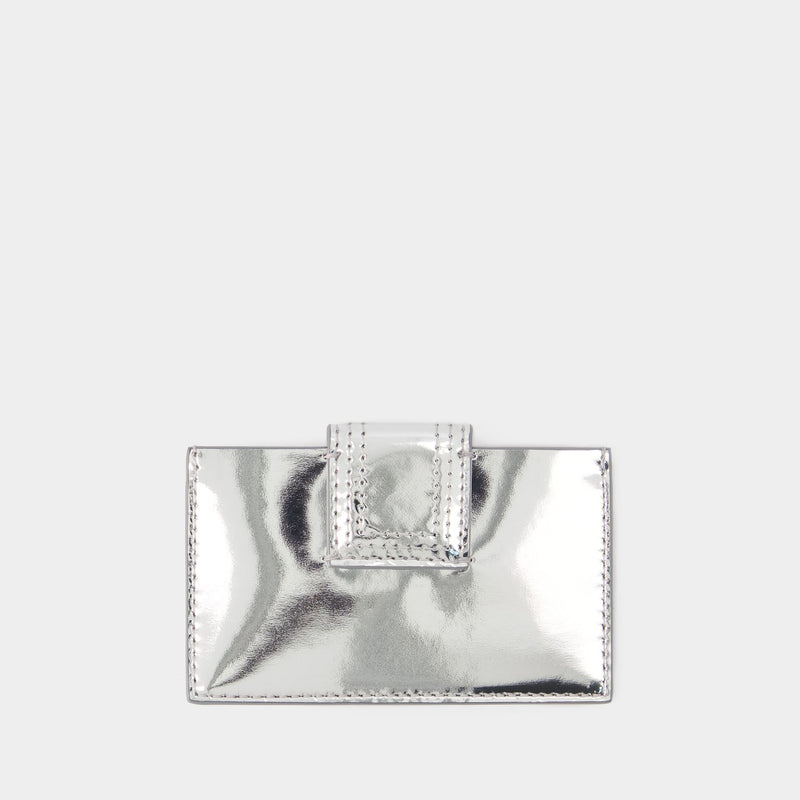 Bimbino Cardholder - Jacquemus - Leather - Silver