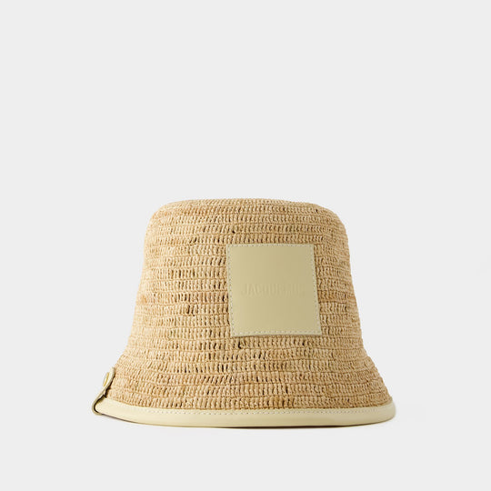 Soli Bucket Hat - Jacquemus - Raffia - Ivoire