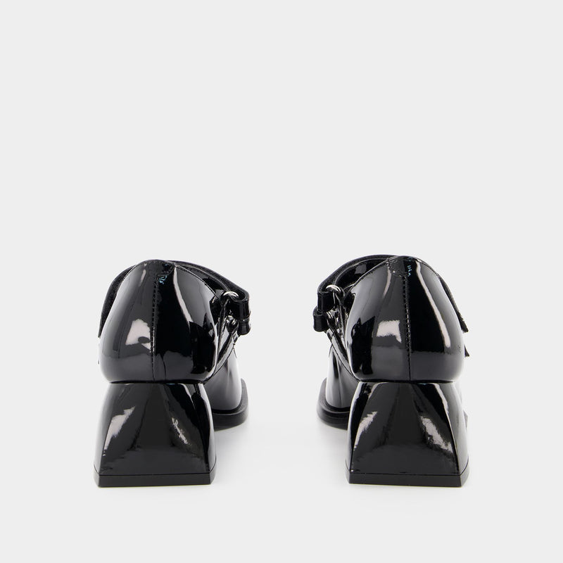 Bulla Bacara Pumps - Nodaleto - Patent Black - Leather