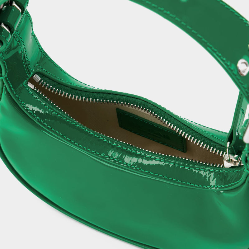 Mini Soho Bag in Green Patent Leather