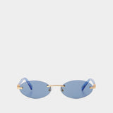 Sunglasses - By Far - Texas - Blue