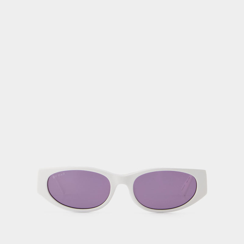 Sunglasses - By Far - Rodeo - White