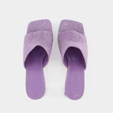Beliz Mule - By Far - Purple - Leather