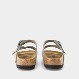 Arizona Sandals - Birkenstock - Leather - Grey